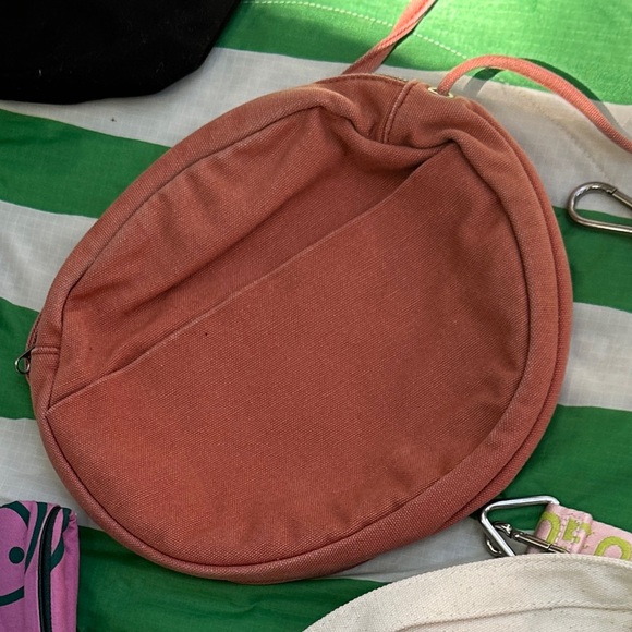 BAGGU Handbags - BAGGU medium circle crossbody bag terra cotta